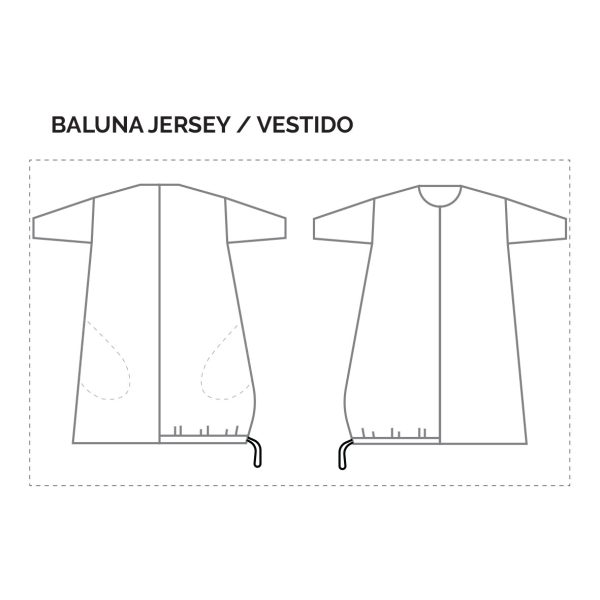 BALUNA JERSEY VESTIDO