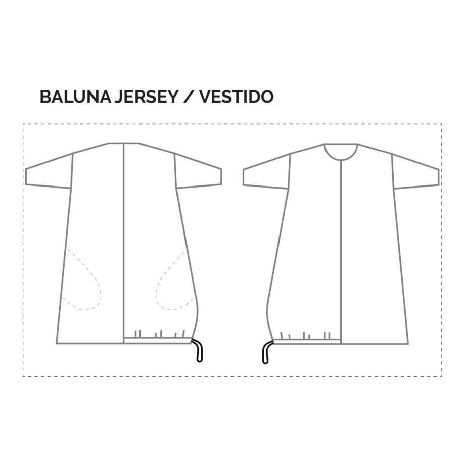 Baluna Vestido/Jersey - Cuadros