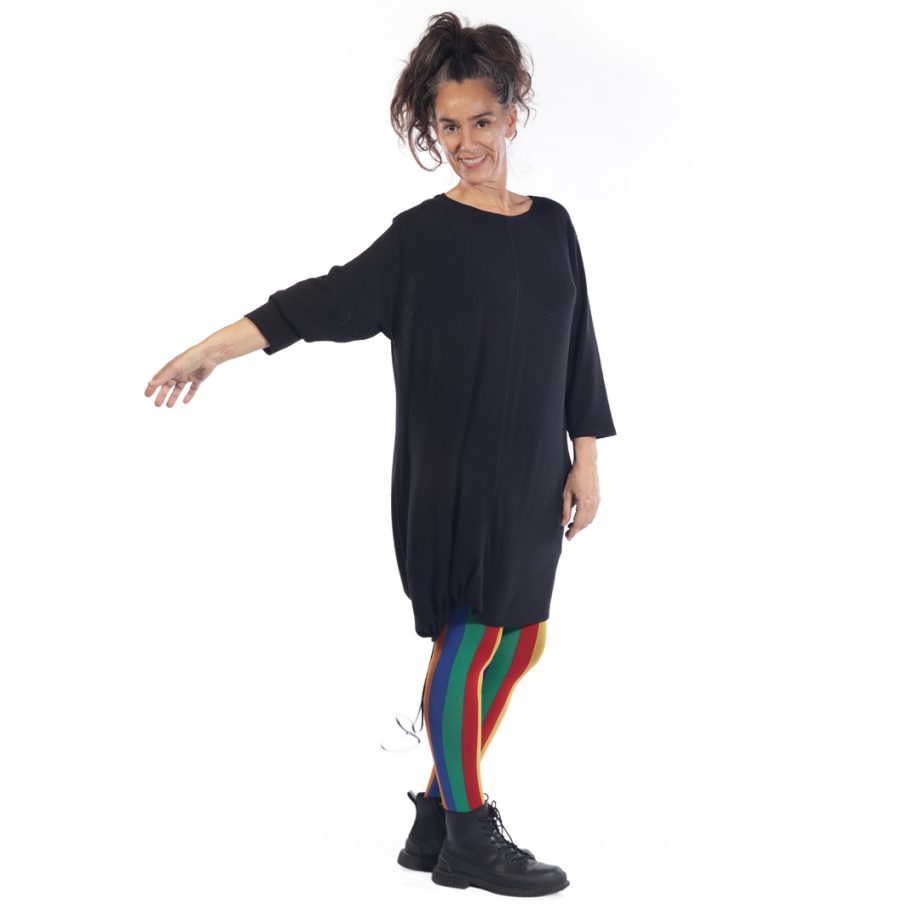 Baluna Vestido/Jersey - Negro